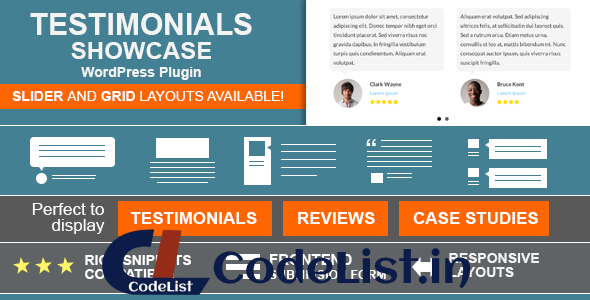 Testimonials Showcase v1.8.8 – WordPress Plugin