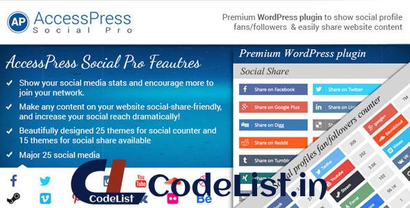 AccessPress Social Pro v1.3.6