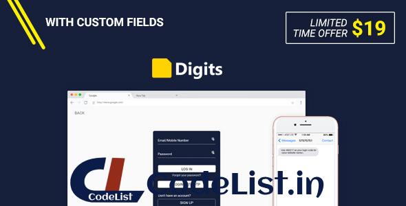 Digits v5.2.4 – WordPress Mobile Number Signup and Login