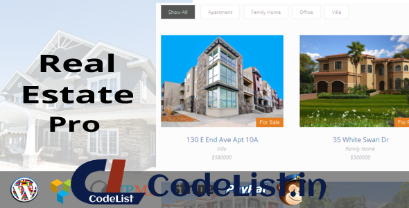 Real Estate Pro v1.3.8 – WordPress Plugin