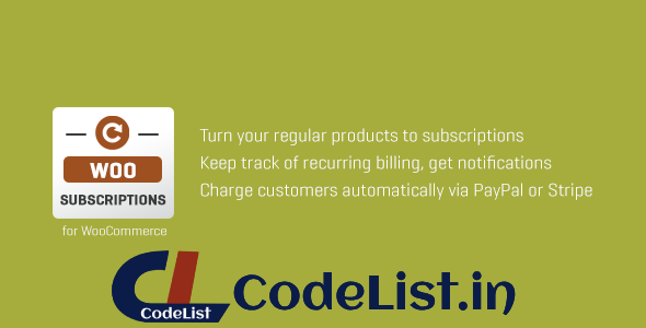 Subscriptio v2.3.8 – WooCommerce Subscriptions