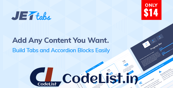 JetTabs v1.0.0 – Tabs and Accordions for Elementor Page Builder