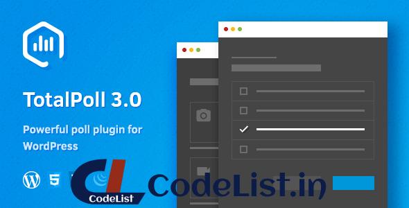 TotalPoll Pro v3.3.3 – WordPress Poll Plugin