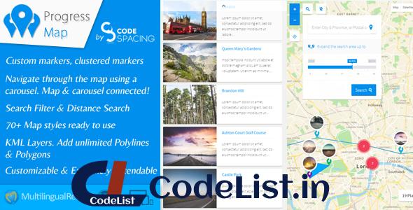 Progress Map WordPress Plugin v3.4.1