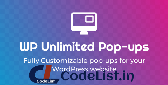 WP Unlimited Pop-ups v1.4.9