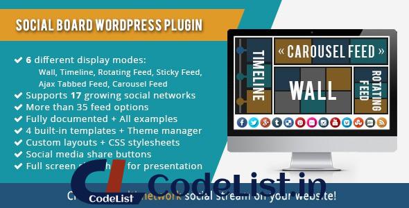 WordPress Social Board v3.3.1