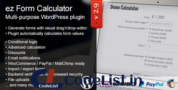 ez Form Calculator v2.9.8.3