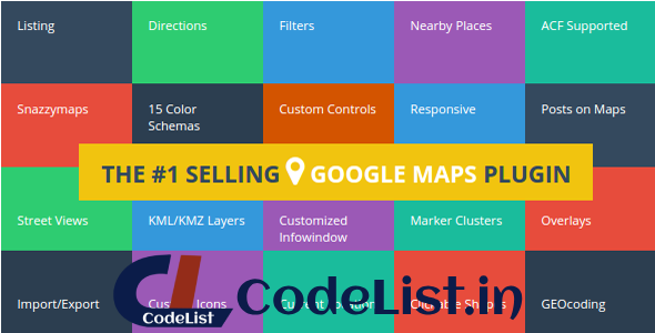 Advanced Google Maps Plugin for WordPress v4.0.1