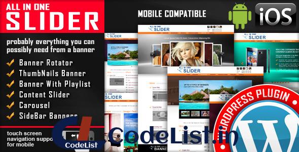 All In One Slider v3.6 – Responsive WordPress Slider Plugin