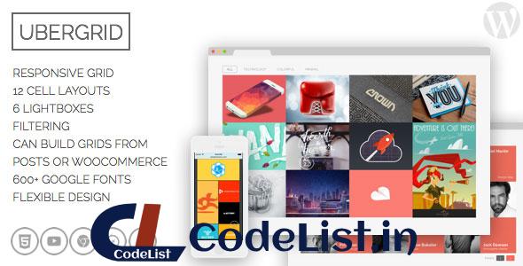 UberGrid v2.6.6 – responsive grid builder for WordPress
