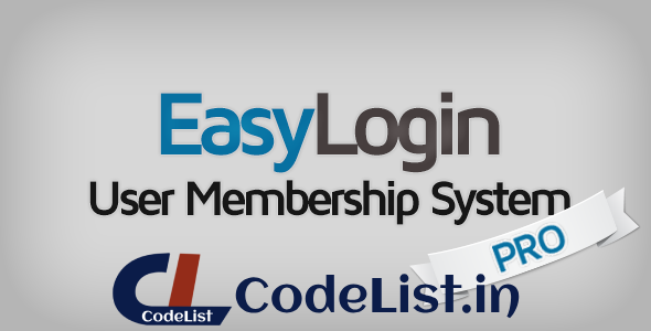 EasyLogin Pro v1.2.10 – User Membership System