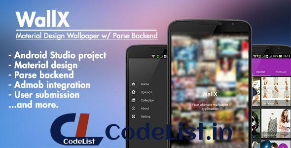 WallX: Material Design Wallpaper & Parse Backend