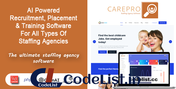 CarePro – AI Recruitment & Staffing Agency Software – 22 July 2024 – nulled