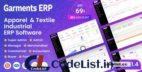 Garments ERP v1.4 – Apparel & Textile Industrial ERP Software – nulled