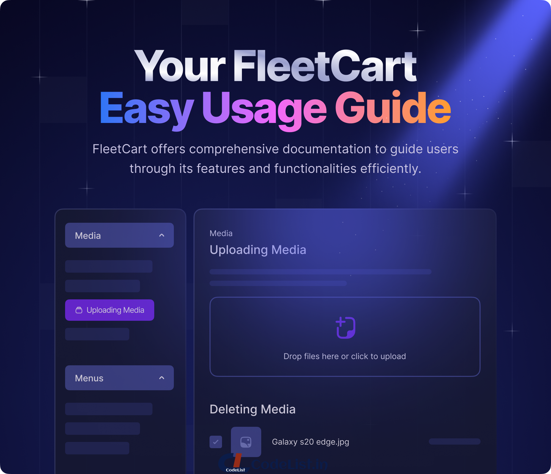 Fleetcart Laravel eCommerce CMS - Documentation