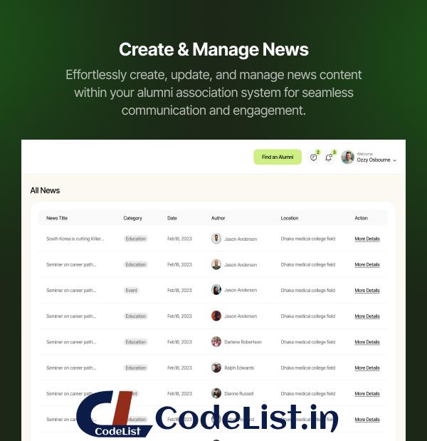 Zaialumni - Alumni Association Laravel Script. - 15