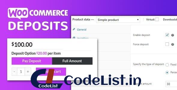 WooCommerce Deposits v4.0.19 – Partial Payments Plugin