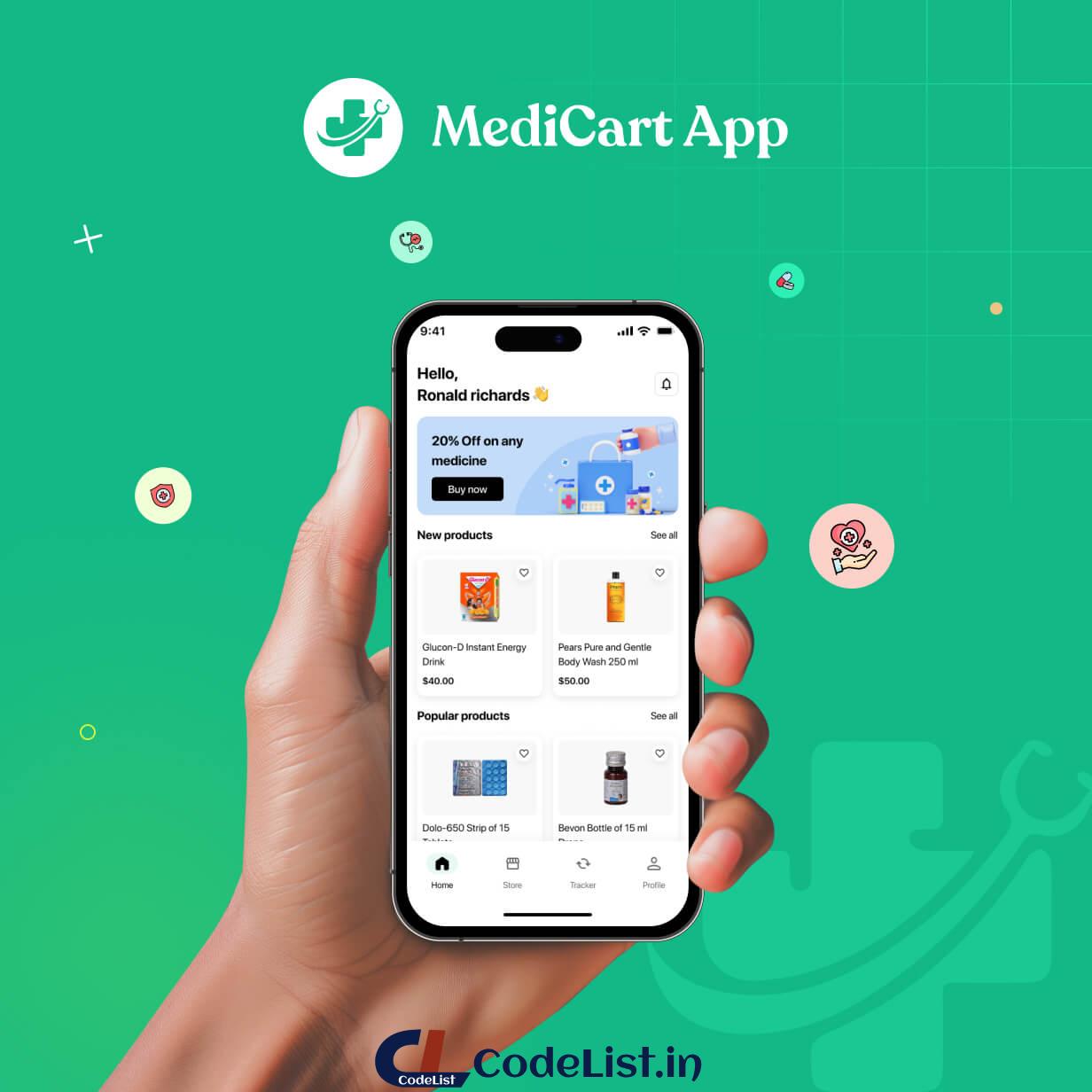 MediCart App UI Template | Online Medicine Delivery App in Flutter | MediCart Pro App Template - 10