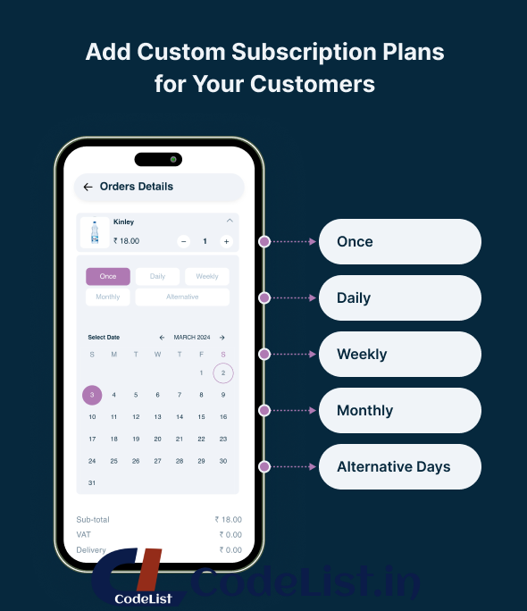 Freshu - Water Subscription and Delivery eCommerce Flutter Mobile App - 6