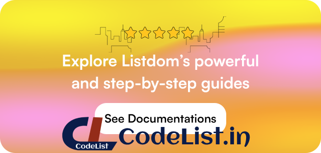 Listdom Documentation