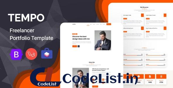 Tempo v1.1.0 – Multipurpose Website CMS & Freelancer Portfolio Script