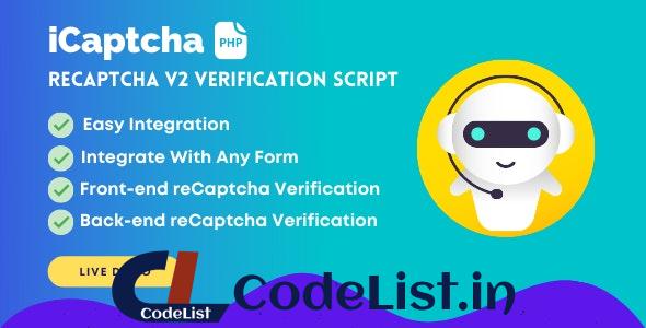 iCaptcha v1.0 – Frontend & Backend reCaptcha Verification