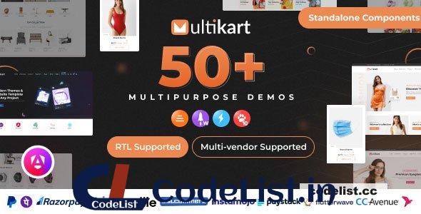 Multikart v1.1 – Single or Multivendor eCommerce with Angular & Laravel REST API