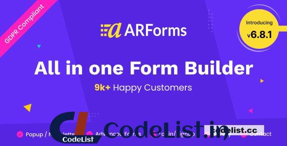 ARForms v6.8.1 + Addons Pack