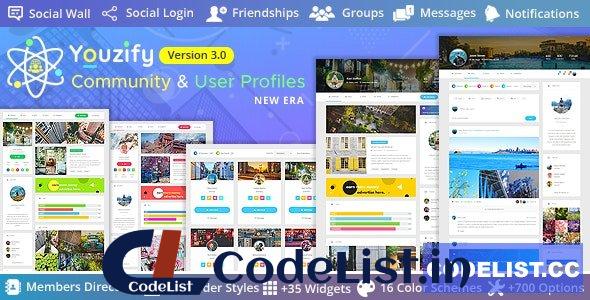 Youzify (formerly Youzer) v3.5.5 – BuddyPress Community & WordPress User Profile Plugin