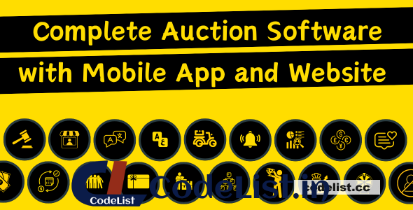 Complete Auction & Bidding Platform – All-in-One Auction for Your Auction Business & Auction House v4.9