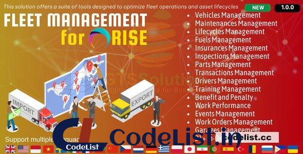 Fleet Management plugin for RISE CRM v1.0.0