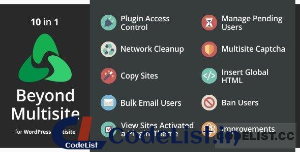 Beyond Multisite v1.17.1 – Utilities for WordPress Network Admins