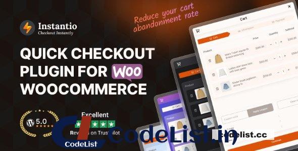 Instantio v3.2.6 – WooCommerce Quick Checkout