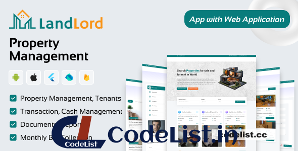 Onest Landlord – Property Management – Apartment, Rent Collection, Tenant and Invoice Bill laravel script