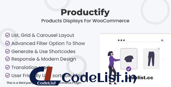 Productify v1.1.1 – Products Displays For WooCommerce