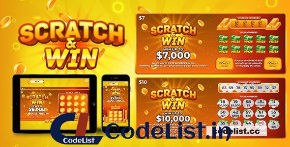 Scratch & Win v1.2 – HTML5 Game