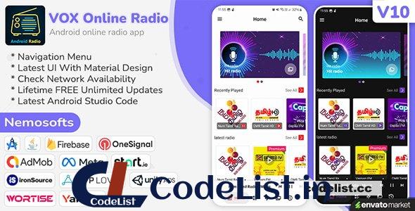 Android VOX Online Radio v10.1