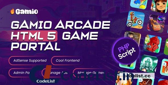 Gamio Arcade – HTML 5 Game Portal PHP Script – 18 November 2024