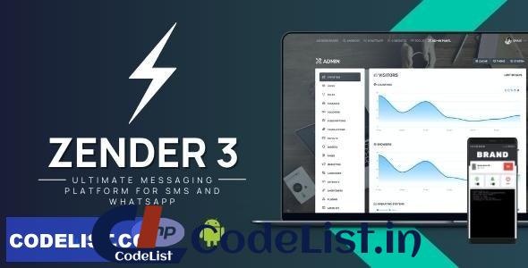 Zender v3.9 – Ultimate Messaging Platform for SMS, WhatsApp & use Android Devices as SMS Gateways (SaaS)