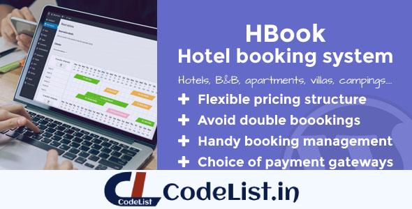 HBook v2.1.1 - Hotel booking system - WordPress Plugin