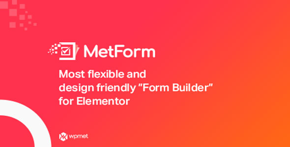 MetForm Pro v3.8.8 - Advanced Elementor Form Builder