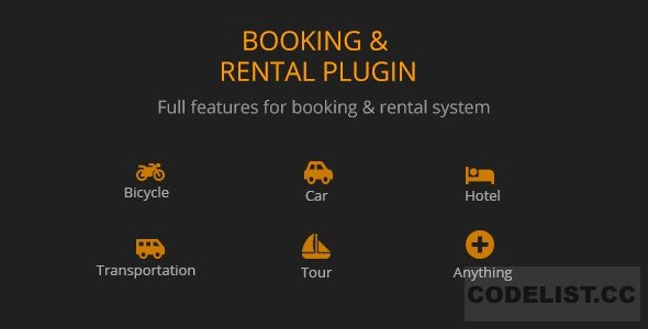 BRW v1.8.8 - Booking Rental Plugin WooCommerce