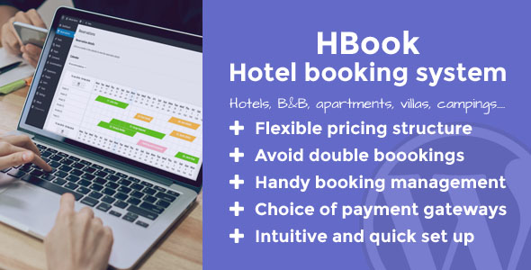 HBook v2.1.1 - Hotel booking system - WordPress Plugin